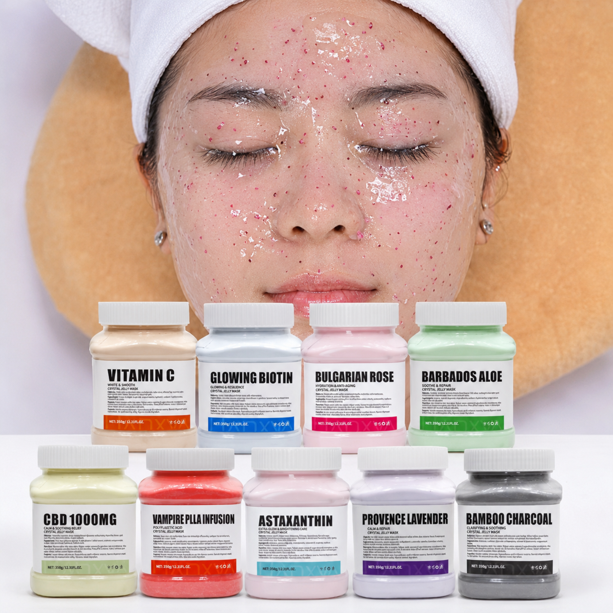 Rose Hydro Jelly Face Mask Powder – Hydrating & Smooth Skin Care