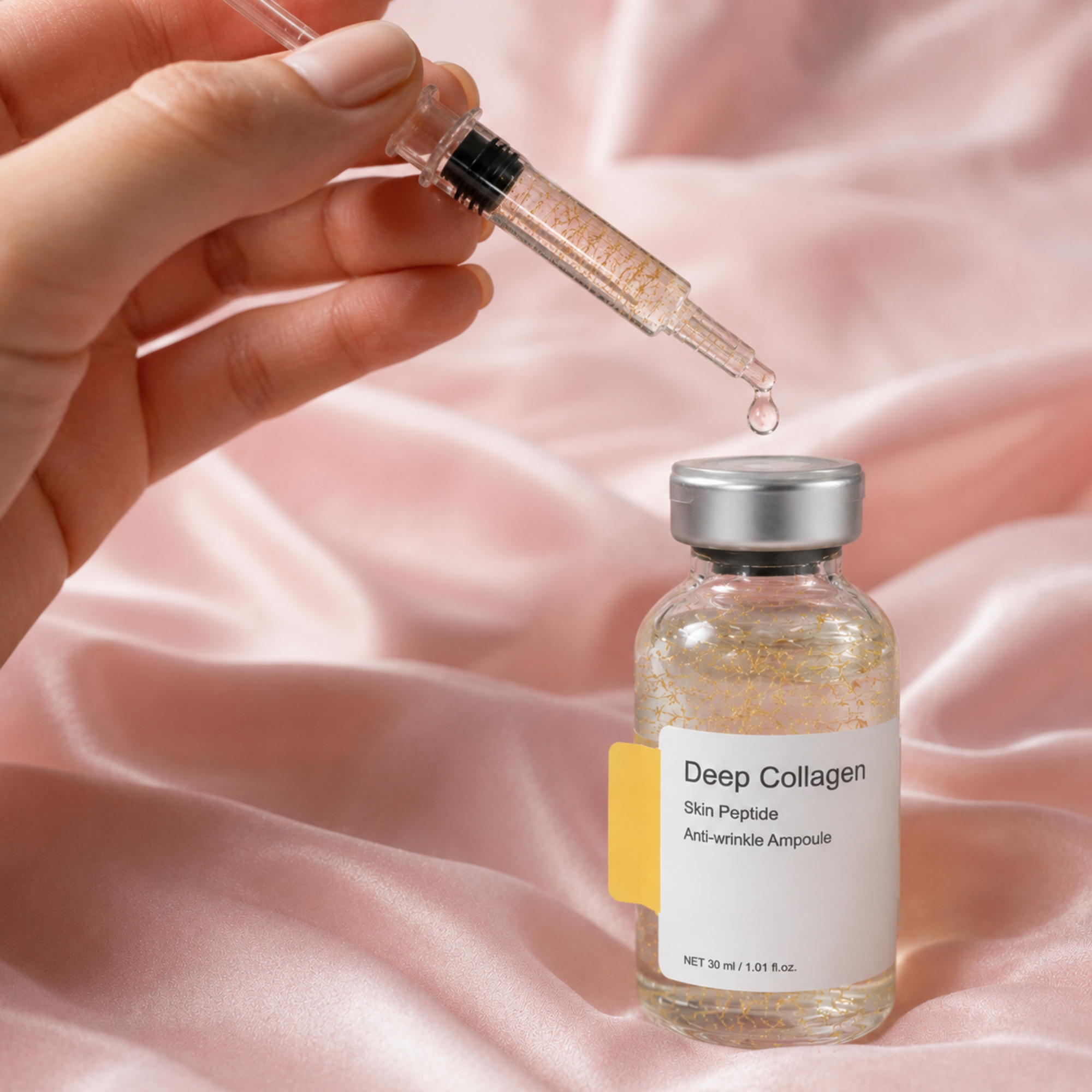 Silk Peptide Anti-Aging Serum – Collagen & 30 Peptide Complex