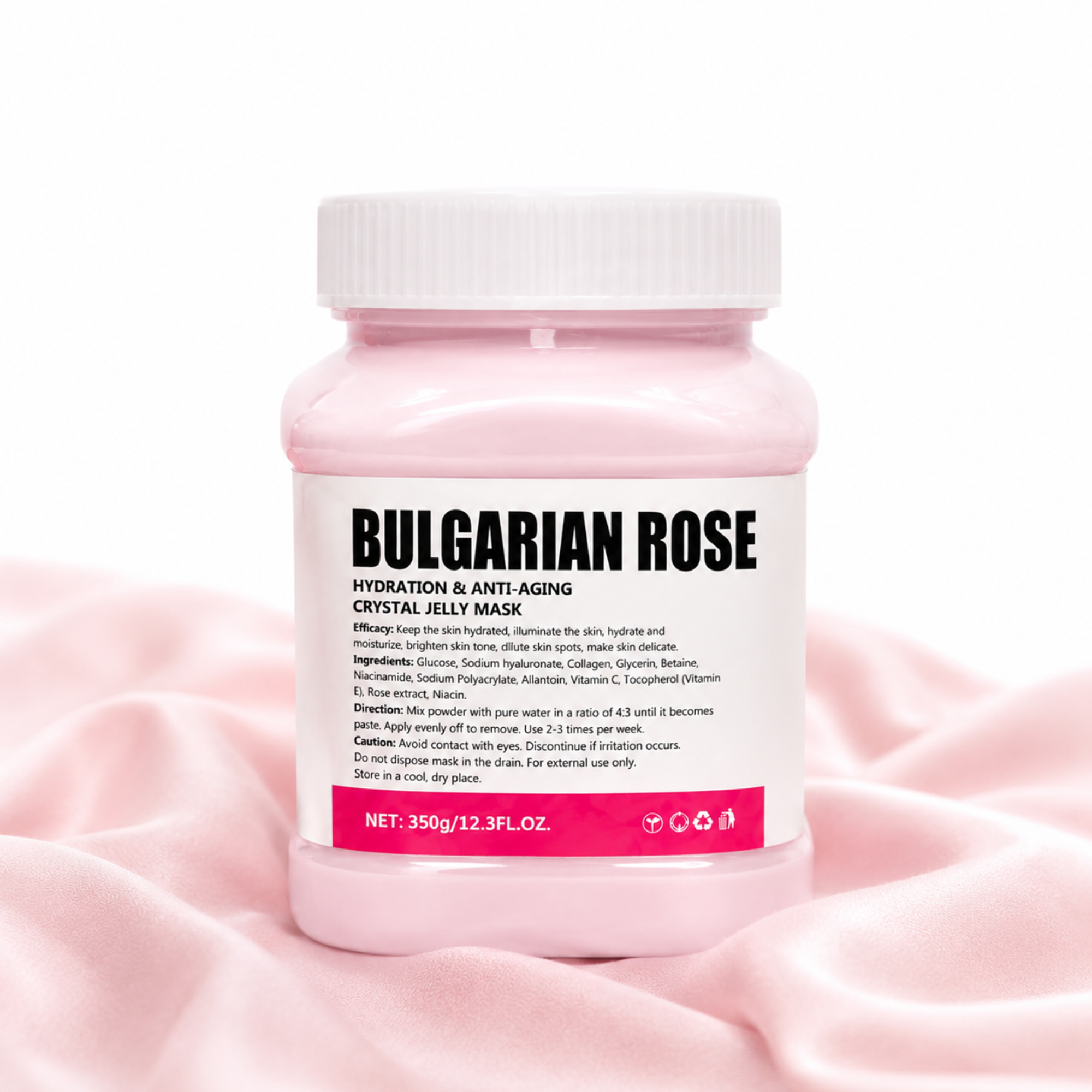 Rose Hydro Jelly Face Mask Powder – Hydrating & Smooth Skin Care
